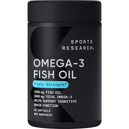 Sports Research - Omega 3 Fish Oil (120sg)