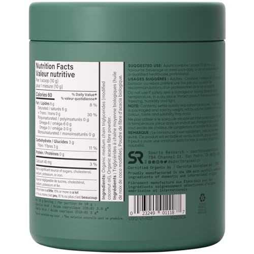 Sports Research - Organic MCT Oil (414ml)